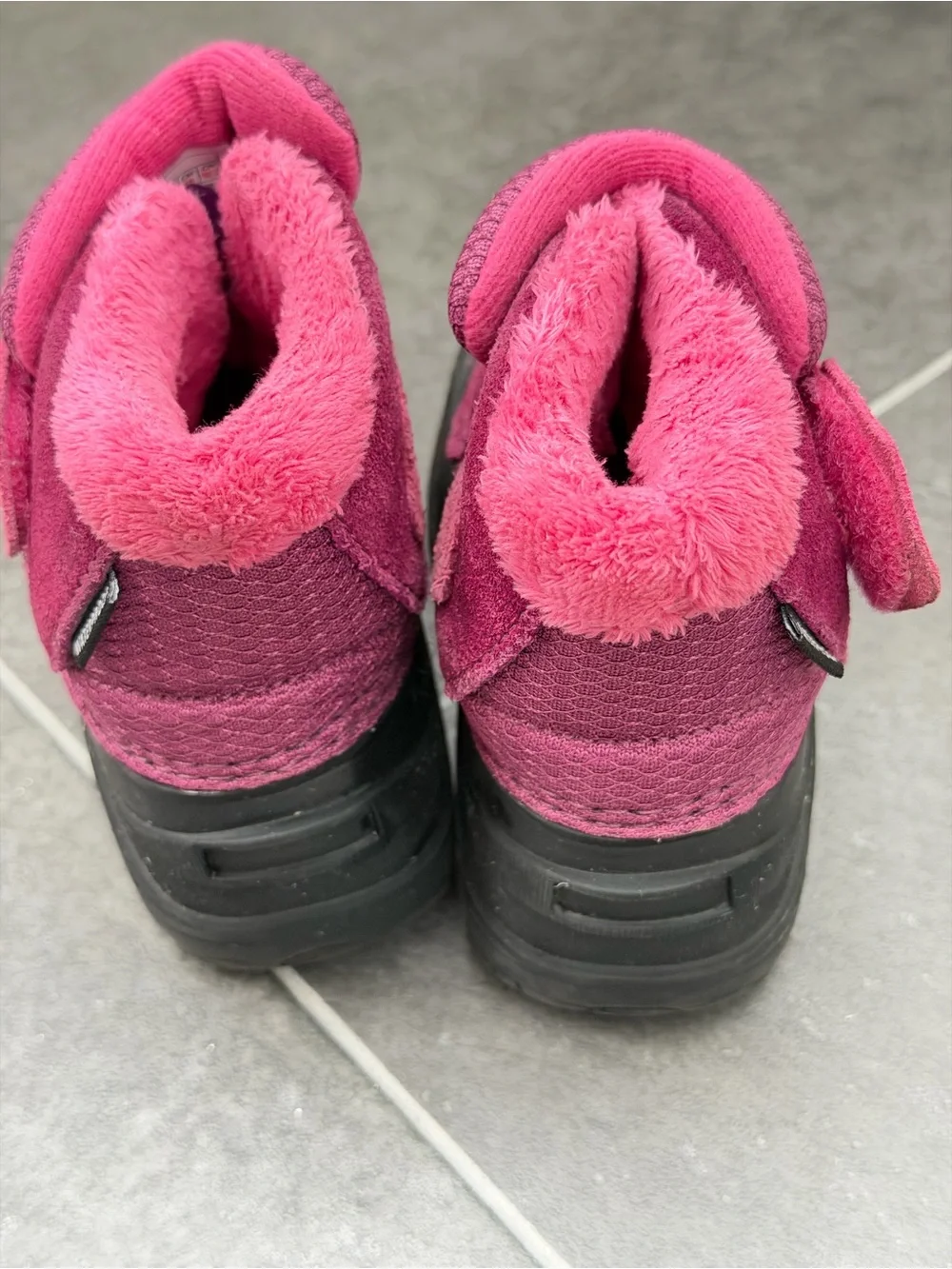 The North Face Kids Pink and Magenta Insulated Snow Boots